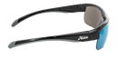 Eddy Float Polarized Sunglasses – Shiny Black Frame / Grey Cobalt Mirror Lens