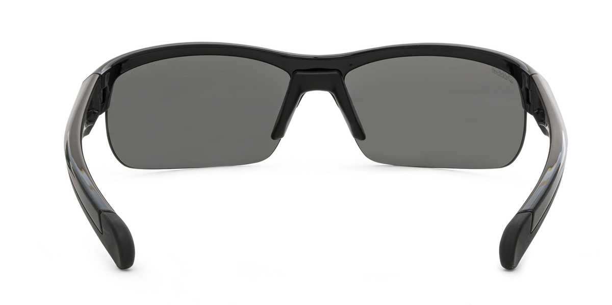 EDDY FLOAT SHINY BLACK FRAME / GREY POLARIZED PC LENS