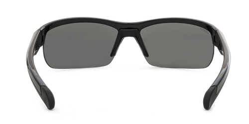 EDDY FLOAT SHINY BLACK FRAME / GREY POLARIZED PC LENS