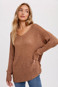 Bluivy - REVERSE SEAM LOOSE FIT SWEATER