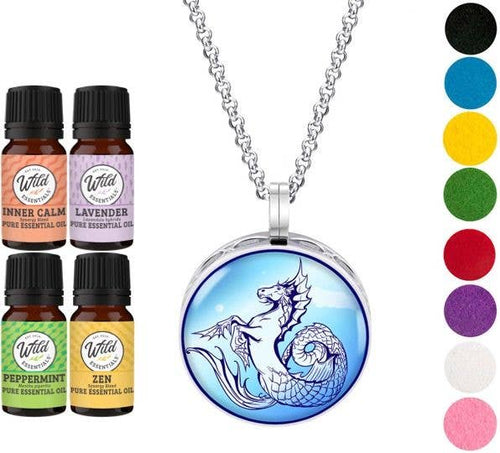 Wild Essentials - Water Horse Necklace DIffuser With Four Oils