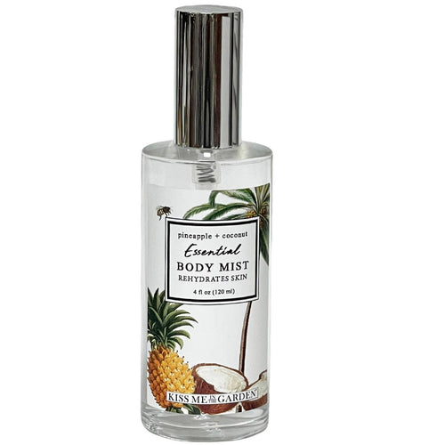Kiss Me in the Garden - Pineapple Coconut Body Mist 4 oz (glass)