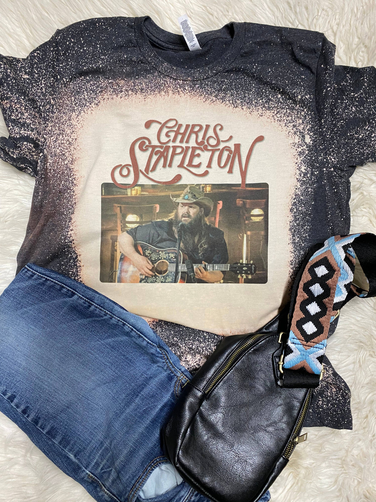 Class & Sass Designs - Stapleton Bleached Tee