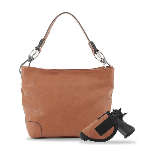 Jessie & James Lydia Concealed Carry Lock and Key Hobo Bag #C3179AL