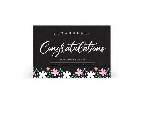 Finchberry Congratulations Gift Set - 3 Piece Set