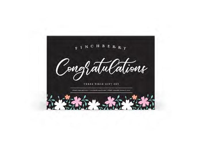 Finchberry Congratulations Gift Set - 3 Piece Set