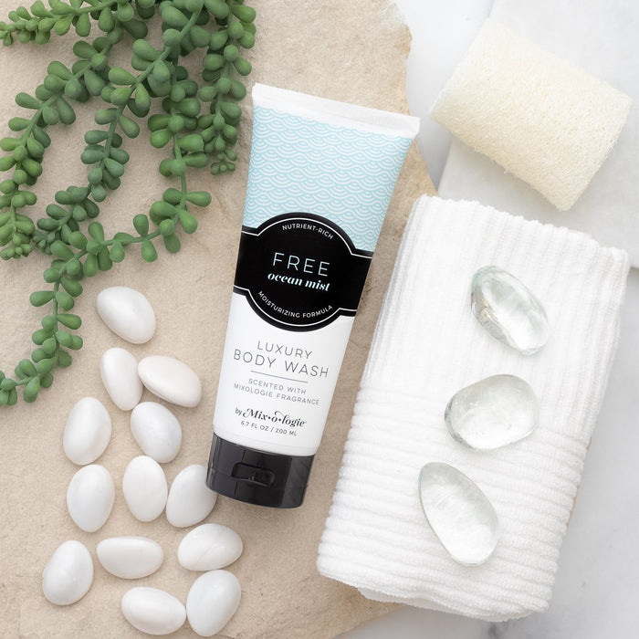 Mixologie Luxury Body Wash & Shower Gel - Free (Ocean Mist) Scent