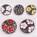 Crystal Starfish & Turtle Sandy Snap Interchangeable Charm 18mm