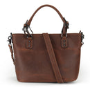 Concealed Carry Bailey Leather Satchel by Lady Conceal