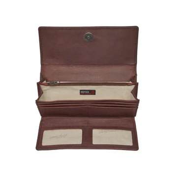 Wallet - Leather Laced RFID - Hope by Lady Conceal