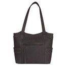 Concealed Carry Kendall Leather Stitched Tote by Lady Conceal