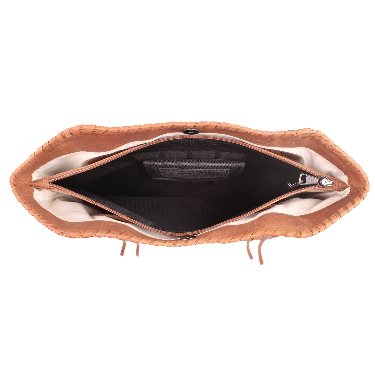Concealed Carry Kendall Leather Stitched Tote by Lady Conceal