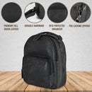 Concealed Carry Reese Unisex Leather Backpack by Lady Conceal