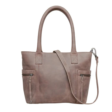 Concealed Carry Emerson Leather Satchel by Lady Conceal