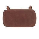 Bottom view of the brown Lady Conceal Allie leather backpack