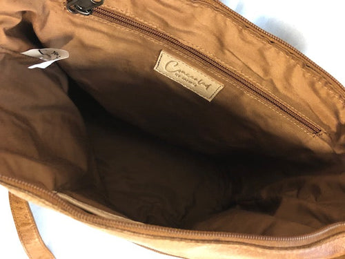 Ruth Tan Conceal and Carry Handbag – Genuine Leather by Janko