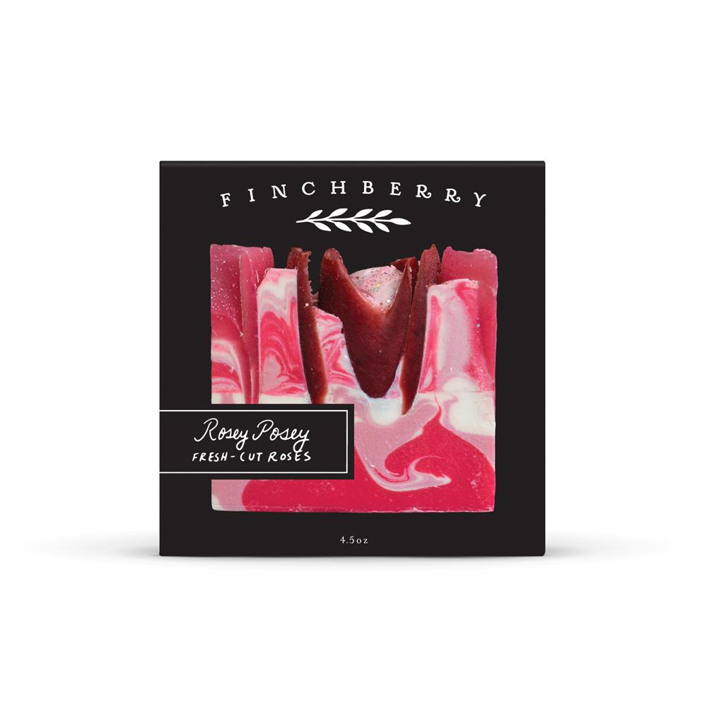 Finchberry Rosey Posey Handcrafted Vegan Soap