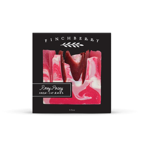 Finchberry Rosey Posey Handcrafted Vegan Soap