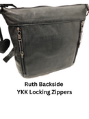 Concealed By Janko Ruth CCW Handbag – Black Leather Purse