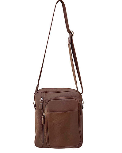 Concealed Carry Roma Cowhide Crossbody Handbag