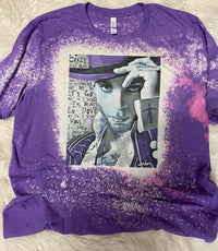 Class & Sass Designs - Prince Music Bleached Tee