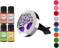 Wild Essentials - Tree of Life Car Vent Diffuser with 4 Essential oils