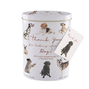 Gardiners Handmade Confectionery - Thank You "Dogs" Tin - Vanilla Fudge