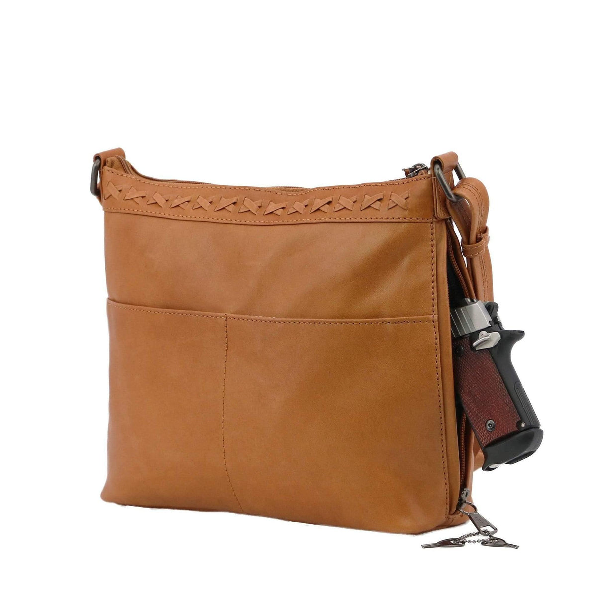 Concealed Carry Faith Leather Crossbody by Lady Conceal