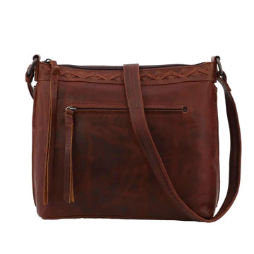 Concealed Carry Hayden Leather Computer Briefcase with RFID Organizer by Lady Conceal