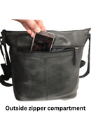 Concealed By Janko Ruth CCW Handbag – Black Leather Purse
