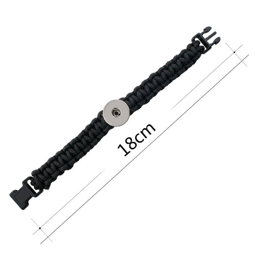 Paracord Rope Sandy Snap Bracelet