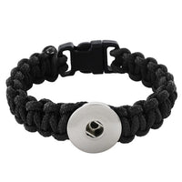 Paracord Rope Sandy Snap Bracelet