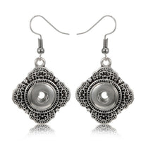 Vintage Style 12mm Sandy Snap Bracelet or Earrings Set
