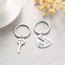 Key With Heart Key Chain Set "YOU HOLD THE KEY TO MY HEART"