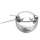 Silver Pin / Brooch Sandy Snap Interchangeable Charm Jewelry