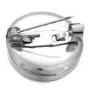 Silver Pin / Brooch Sandy Snap Interchangeable Charm Jewelry