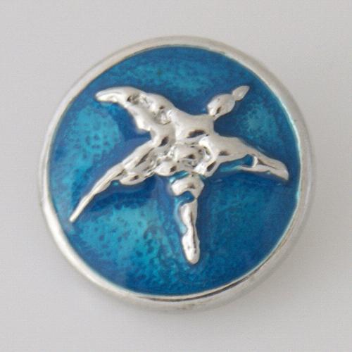 Starfish Enamel Sandy Snap Interchangeable Charms