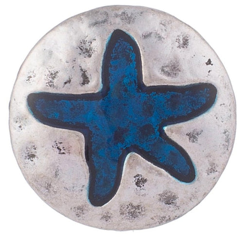 Starfish Enamel Sandy Snap Interchangeable Charms