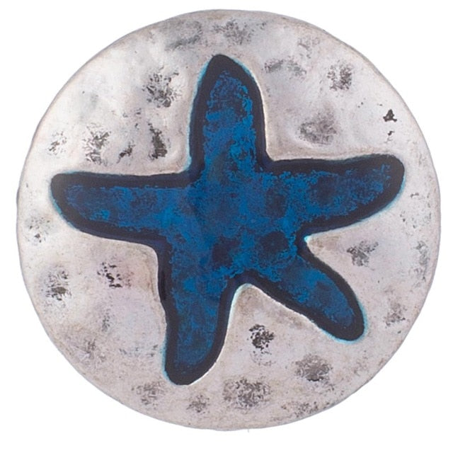 Starfish Enamel Sandy Snap Interchangeable Charms