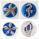 Under the Sea Sandy Snap Interchangeable Charms