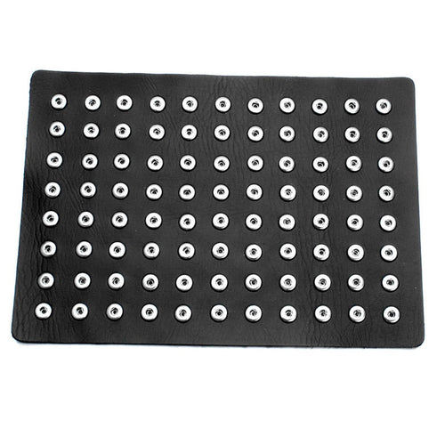 Leather Sandy Snap Interchangeable Charm Holder/Display Mat