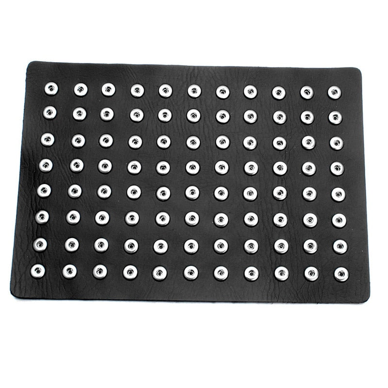 Leather Sandy Snap Interchangeable Charm Holder/Display Mat