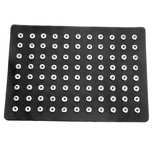 Leather Sandy Snap Interchangeable Charm Holder/Display Mat