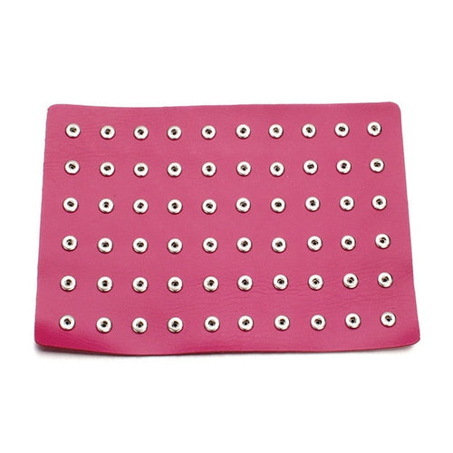 Leather Sandy Snap Interchangeable Charm Holder/Display Mat