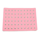 Leather Sandy Snap Interchangeable Charm Holder/Display Mat