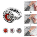 Sandy Snap Interchangeable Charm Ring