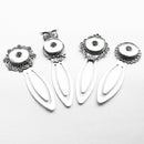 Sandy Snap Interchangeable Charm Vintage Style Bookmarks