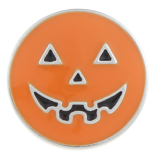Smiling Jack-O-Lantern Sandy Snap Interchangeable Charm