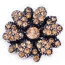 Spectacular Topaz Flower Sandy Snap Interchangeable Charm