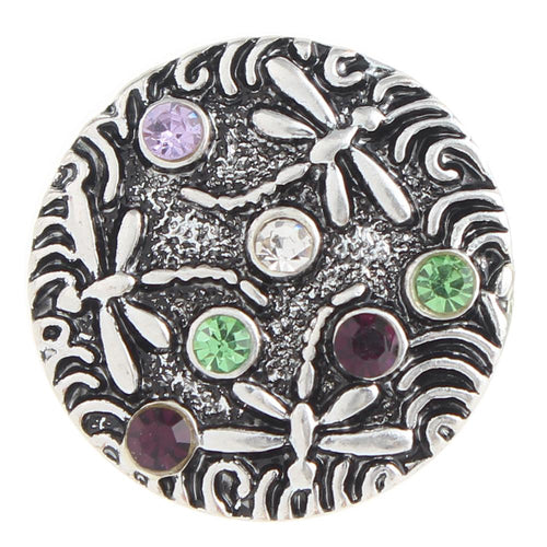 Dragonfly Bling Sandy Snap Interchangeable Charm